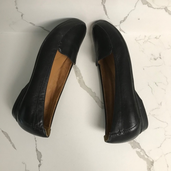 Naturalizer Black Leather Loafer Flats Shoes US 6.5 - Picture 4 of 8